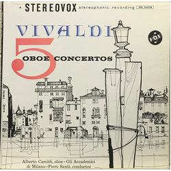 Antonio Vivaldi / Alberto Caroldi / Gli Accademici Di Milano / Piero Santi 5 Oboe Concertos Vinyl LP USED