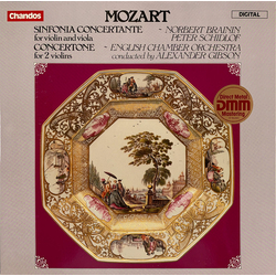Wolfgang Amadeus Mozart / Norbert Brainin / Peter Schidlof / English Chamber Orchestra / Alexander Gibson Sinfonia Concertante (For Violin And Viola) 
