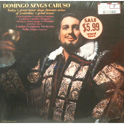 Placido Domingo / London Symphony Orchestra Domingo Sings Caruso Vinyl LP USED