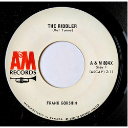 Frank Gorshin The Riddler / Never Let Her Go Vinyl 7" USED