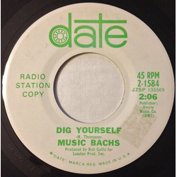 The Music Bachs Dig Yourself / Dream Machine Vinyl 7" USED