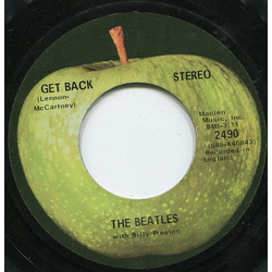 The Beatles / Billy Preston Get Back / Don't Let Me Down Vinyl 7" USED