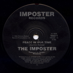 The Imposter (2) Peace In Our Time Vinyl 7" USED