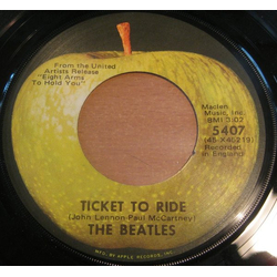 The Beatles Ticket To Ride Vinyl 7" USED