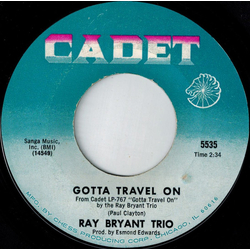 Ray Bryant Trio Gotta Travel On Vinyl 7" USED