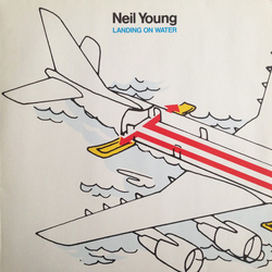 Neil Young Landing On Water Vinyl LP USED