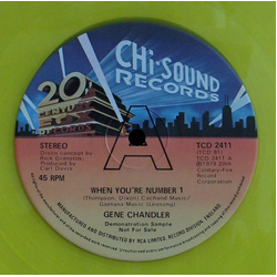 Gene Chandler When You're Number 1 Vinyl 12" USED