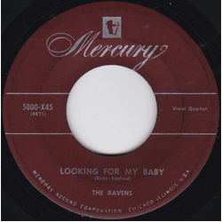 The Ravens (2) Looking For My Baby Vinyl 7" USED