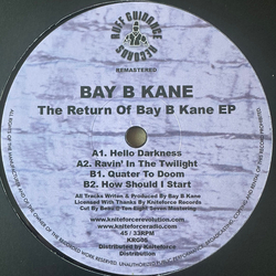 Bay B Kane The Return Of Bay B Kane EP Vinyl 12" USED