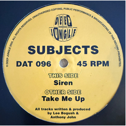 Subjects (5) Take Me Up / Siren Vinyl 12" USED