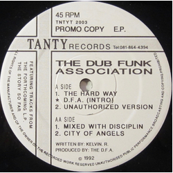 The Dub Funk Association The Hard Way E.P. Vinyl 12" USED
