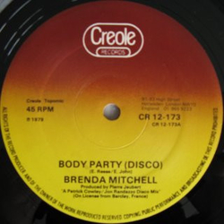Brenda Mitchell Body Party  (Disco)/ Body Party Vinyl 12" USED