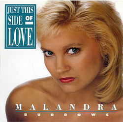 Malandra Burrows Just This Side Of Love Vinyl 7" USED