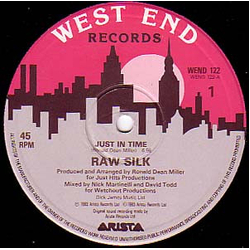 Raw Silk Just In Time Vinyl 12" USED