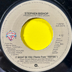 Stephen Bishop / Dave Grusin It Might Be You (Theme From "Tootsie") Vinyl 7" USED