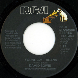 David Bowie Young Americans Vinyl 7" USED