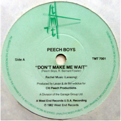 Peech Boys Don't Make Me Wait Vinyl 7" USED