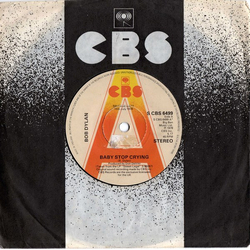 Bob Dylan Baby Stop Crying Vinyl 7" USED