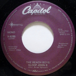 The Beach Boys Sloop John B Vinyl 7" USED