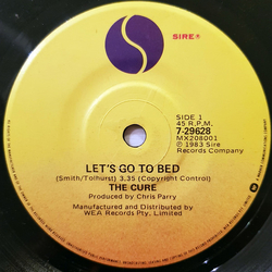 The Cure Let's Go To Bed Vinyl 7" USED