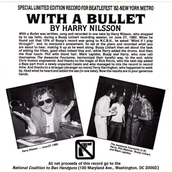 Harry Nilsson With A Bullet Vinyl 7" USED