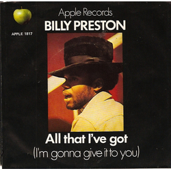 Billy Preston All That I've Got (I'm Gonna Give It To You) Vinyl 7" USED