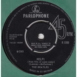 The Beatles Help! Vinyl 7" USED