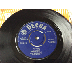 Brian Poole Hey Girl Vinyl 7" USED