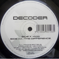 Decoder Fog / The Difference Vinyl 12" USED