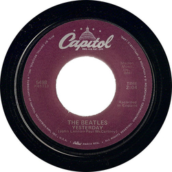 The Beatles Yesterday Vinyl 7" USED