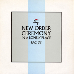 New Order Ceremony Vinyl 12" USED