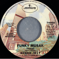 Kennie Delt Funky Musak Vinyl 7" USED