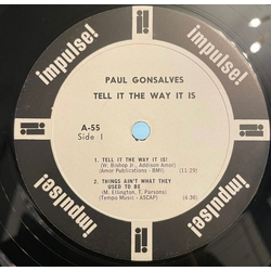 Paul Gonsalves Tell It The Way It Is! Vinyl LP USED