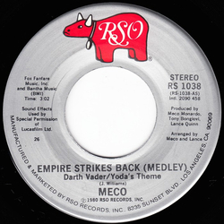 Meco Monardo Empire Strikes Back (Medley) Vinyl 7" USED