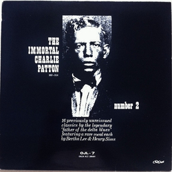 Charley Patton The Immortal Charlie Patton Number 2 Vinyl LP USED