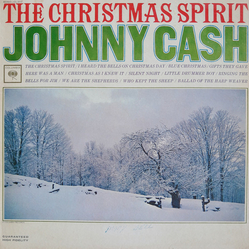 Johnny Cash The Christmas Spirit Vinyl LP USED