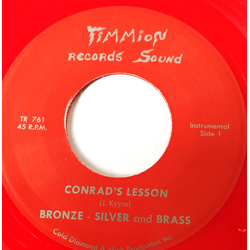 Bronze, Silver & Brass Conrad's Lesson Vinyl 7" USED