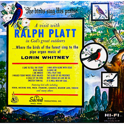 Ralph Platt The Birds Sing His Praise Vinyl LP USED