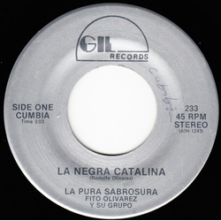 La Pura Sabrosura / Fito Olivares Y Su Grupo La Negra Catalina Vinyl 7" USED