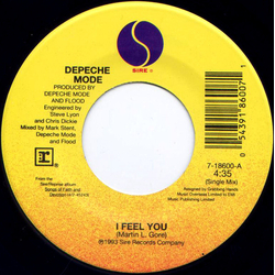Depeche Mode I Feel You Vinyl 7" USED