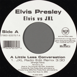 Elvis Presley / Junkie XL A Little Less Conversation Vinyl 7" USED