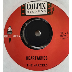 The Marcels Heartaches Vinyl 7" USED