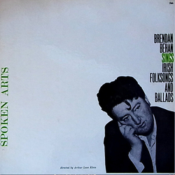 Brendan Behan Irish Folksongs And Ballads Vinyl LP USED