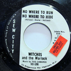 Witches & The Warlock No Where To Run No Where To Hide Vinyl 7" USED