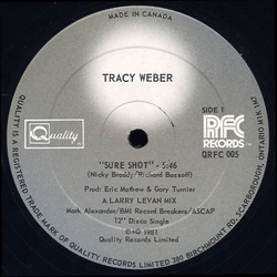 Tracy Weber Sure Shot Vinyl 12" USED