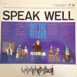 Paul Mills (5) Speak Well - Off The Record Vinyl LP USED
