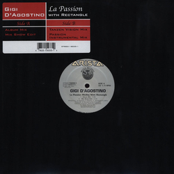 Gigi D'Agostino La Passion With Rectangle Vinyl 12" USED