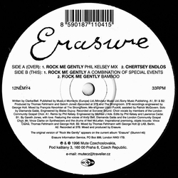 Erasure Rock Me Gently Vinyl 12" USED