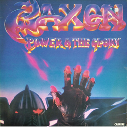 Saxon Power & The Glory Vinyl LP USED
