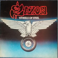 Saxon Wheels Of Steel Vinyl LP USED